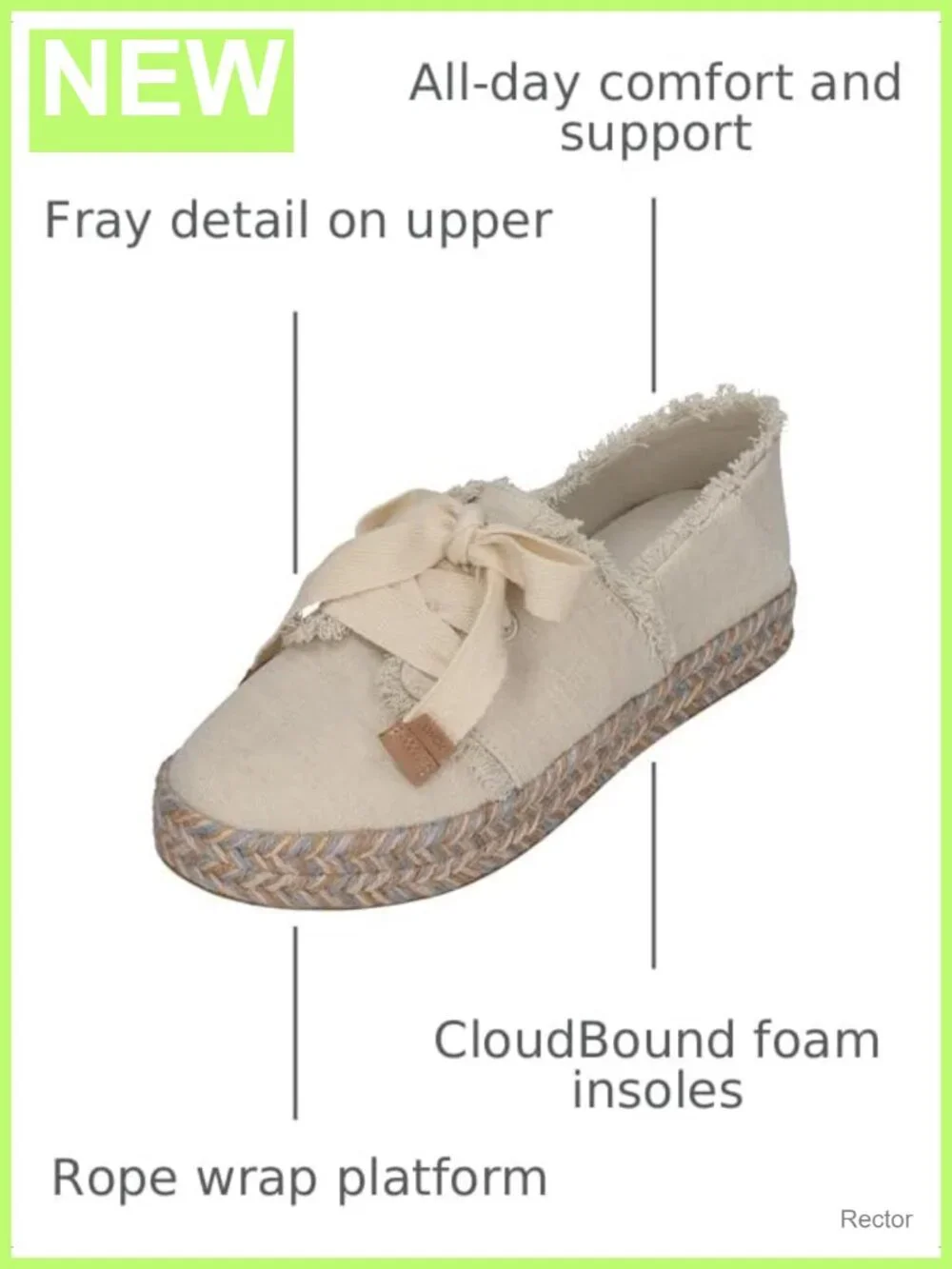 TOMS Women's Carolina Lace-Up Espadrille Flatform